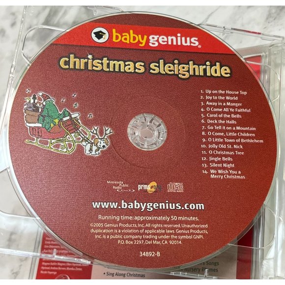 Baby Genius Christmastime Songs 2 CD Set 29 Tracks 2005 - Picture 5 of 7